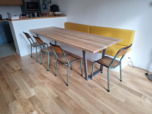 Comment choisir la taille de son plateau de table en chêne massif