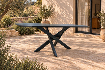 Table d'extérieur en métal