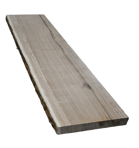 Planche large dégauchie/rabotée en chêne massif, 138,5x33,5/34,5cm en 4,5cm d'épaisseur